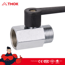 Convsion Mini Brass Ball Valve Male to Female M/F NPT/BSP 1/2 inch Copper Shutoff Ball Valve Flow Control Shower